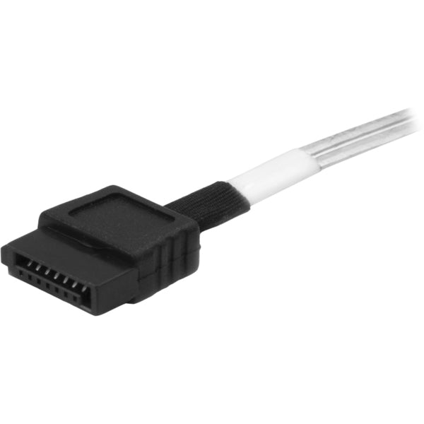 A StarTech.com 1m Internal Mini SAS to SATA cable with four connectors.