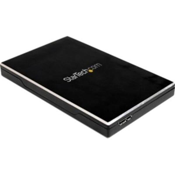 A StarTech.com 2.5in USB 3.0 SSD SATA Hard Drive Enclosure on a white background.
