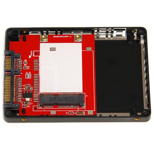 StarTech.com 2.5in SATA to Mini SATA SSD Adapter Enclosure - black.