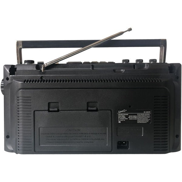 A Supersonic 4 Band Radio & Cassette Player + Cassette To Mp3 Converter & Bluetooth is shown on a white background.
