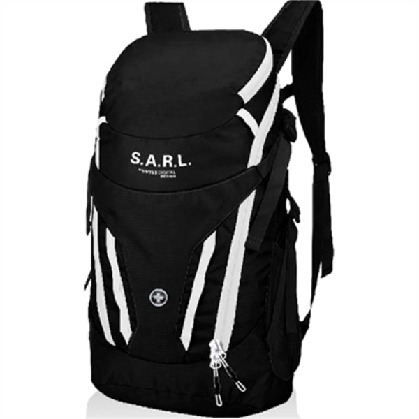 A black and white Swissdigital Design Carrying Case with the word sarl on it.