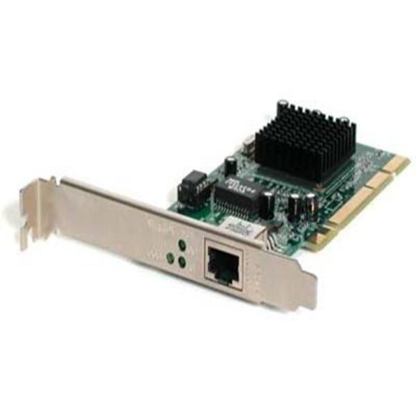 A StarTech.com Ethernet Network adapter card - PCI - EN, Fast EN, Gigabit EN - 10Base-T, 100Base-TX, 1000Base-T on a white background.