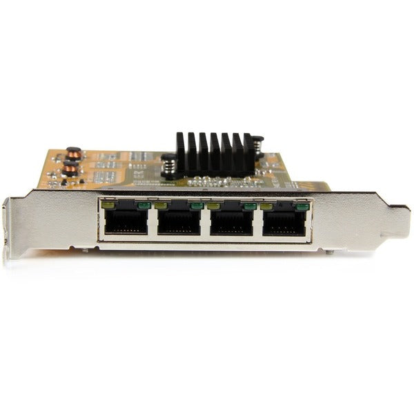 A StarTech.com 4-Port PCI Express Gigabit Network Adapter Card - Quad-Port PCIe Gigabit NIC - e StarTech.com 4-Port PCI Express Gigabit Network Adapter Card - Quad-Port PCIe Gigabit NIC - e StarTech.com 4-Port PCI Express Gigabit Network Adapter Card - Quad-Port PCIe Gigabit NIC.