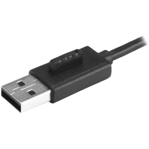 StarTech.com 4 Port USB Hub - 4 x USB 2.0 port - Bus Powered - USB Adapter - USB Splitter - Multi Port USB Hub - USB 2.0 Hub is the product in the sentence.