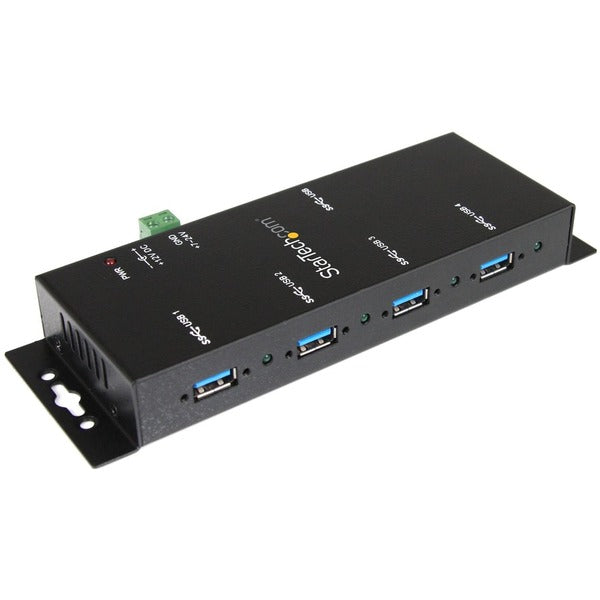 A StarTech.com 4 Port Industrial USB 3.0 Hub - Mountable - Rugged USB Hub.