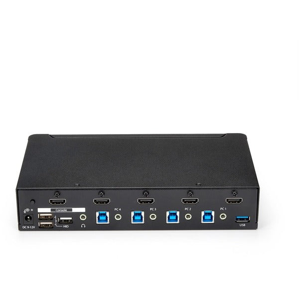 StarTech.com 4-Port HDMI KVM Switch - Built-in USB 3.0 Hub for Peripheral Devices - 1080p HDMI to HDMI adapter.