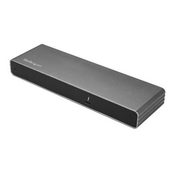 StarTech.com Thunderbolt 3 Dock - Dual 4K 60Hz Monitor TB3 Docking Station with DisplayPort, HDMI &amp; 1080p VGA - 85W Power Delivery to StarTech.com Thunderbolt 3 Dock.