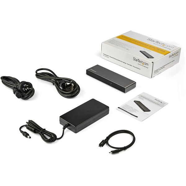 StarTech.com Thunderbolt 3 Dock - Dual 4K 60Hz Monitor TB3 Docking Station with DisplayPort, HDMI &amp; 1080p VGA - 85W Power Delivery to StarTech.com Thunderbolt 3 Dock.