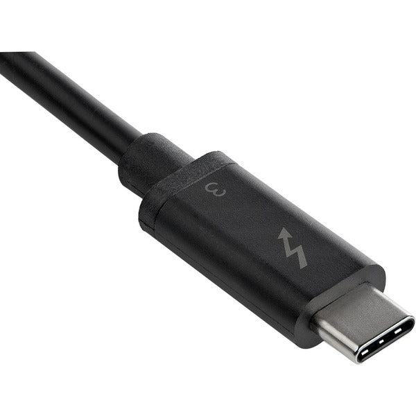 StarTech.com Thunderbolt 3 Mini Dock - Portable Dual Monitor TB3 Laptop Docking Station HDMI 4K 60Hz - 2x USB-A &amp; GbE - 28cm (11") cable to HDMI adapter for docking station and mini dock connectivity.