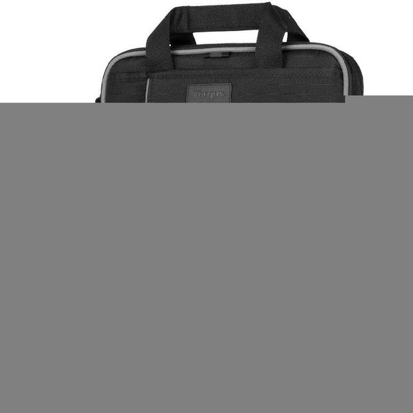 A Targus Grid Essentials TED036GL Carrying Case (Slipcase) for 12" to 14.1" Notebook - Black on a white background.