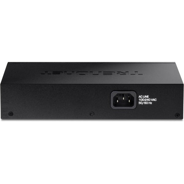 TRENDnet 16-Port Gigabit Desktop Switch, TEG-S17D, 16 x Gigabit RJ-45 Ports, 32Gbps Switching Capacity, Fanless Design, Metal Enclosure, Internal Power Supply, Lifetime Protection, Black