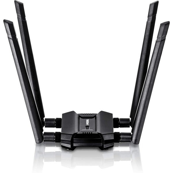 TRENDnet AC1900 High Power Dual Band Wireless USB Adapter, Increase-Extend WiFi Wireless Coverage, Stream 4K HD Video, Windows-Mac OS Compatible, USB 3.0 to USB Type A, Black, TEW-809UB