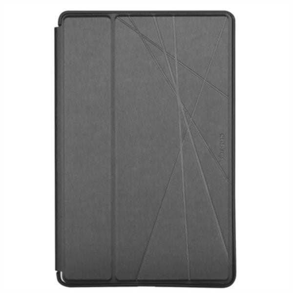 A Targus Click-In THZ887GL Carrying Case (Folio) for 10.4" Samsung Galaxy Tab A Tablet - Black/Charcoal.