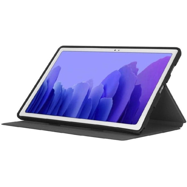 A Targus Click-In THZ887GL Carrying Case (Folio) for 10.4" Samsung Galaxy Tab A Tablet - Black/Charcoal.
