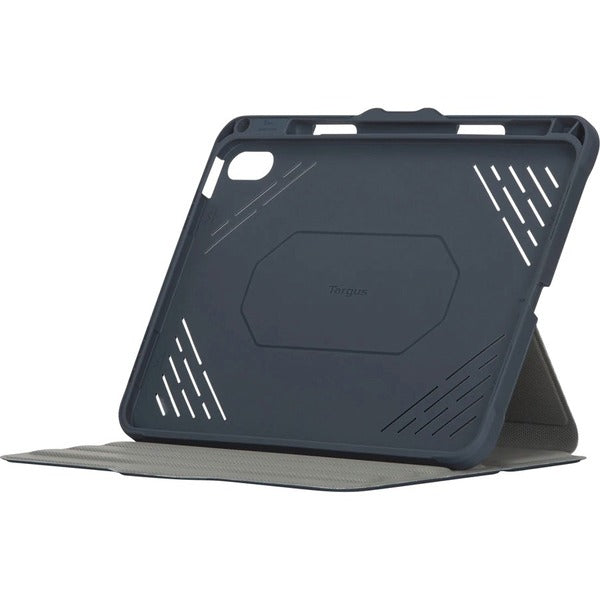 The Targus Pro-Tek THZ93402GL Carrying Case (Flip) for 10.9" Apple iPad (10th Generation) Tablet - Blue folio case for the ipad air.