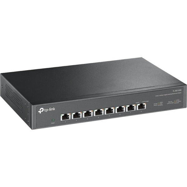 TP-Link TL-SX1008 - 8 Port 10G/Multi-Gig Unmanaged Ethernet Switch - Limited Lifetime Protection