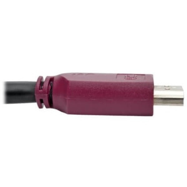 A Tripp Lite Dual USB Tablet Phone Car Charger High Power Adapter 5V / 3.1A 15.5W with two usb ports.