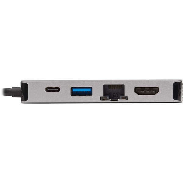 Tripp Lite USB C Docking Station 4k USB Hub HDMI VGA Gbe PD Charging Gray HDMI to usb-c adapter for hdmi-to-usb-c/usb-c.