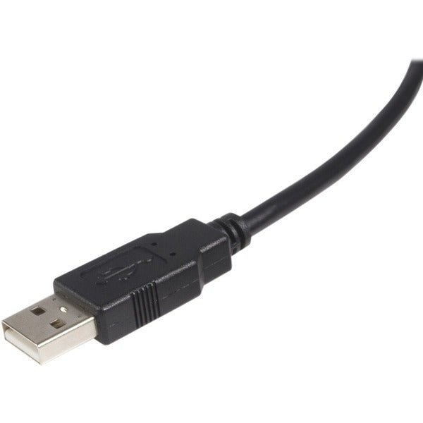 A StarTech.com USB 2.0 A to B Cable on a white background.
