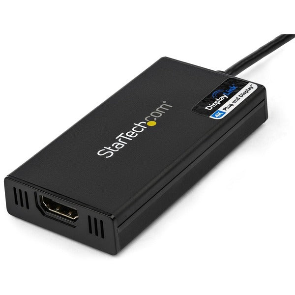 StarTech.com USB 3.0 to HDMI Adapter, 4K 30Hz, DisplayLink Certified, USB Type-A to HDMI Display Adapter Converter, External Graphics Card.