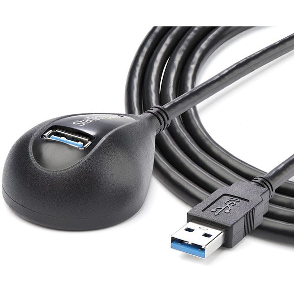 StarTech.com 5 ft Black Desktop SuperSpeed USB 3.0 Extension Cable - A to A M/F