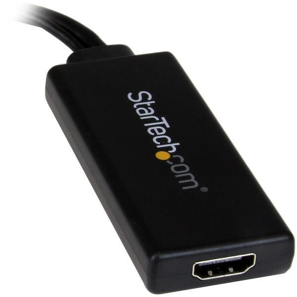 A StarTech.com VGA to HDMI Adapter with USB Audio & Power - Portable VGA to HDMI Converter - 1080p.