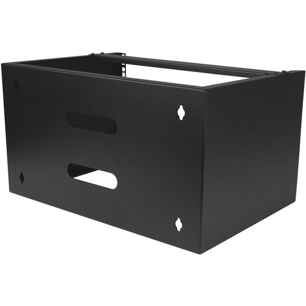 A StarTech.com 6U 13.78 n Deep Wallmounting Bracket for Patch Panel wall mount for a computer.