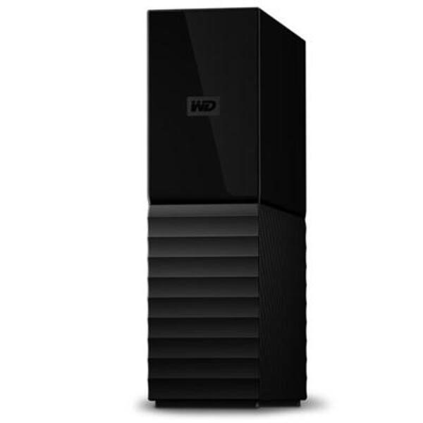 WD My Book 4TB USB 3.0 desktop hard drive with password protection and auto backup software.
