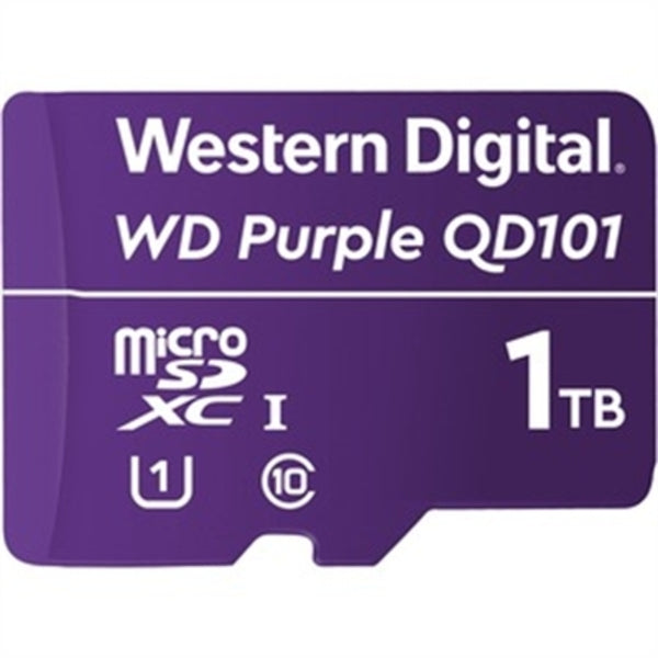 Western digital wd purple 1 TB microSDXC.