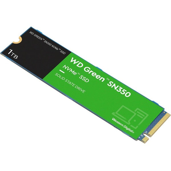 Western Digital Green SN350 WDS100T3G0C 1 TB Solid State Drive - M.2 2280 Internal - PCI Express NVMe (PCI Express NVMe 3.0 x4).