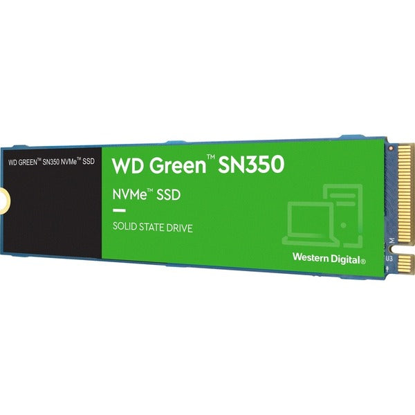 Western Digital Green SN350 WDS100T3G0C 1 TB Solid State Drive - M.2 2280 Internal - PCI Express NVMe (PCI Express NVMe 3.0 x4).
