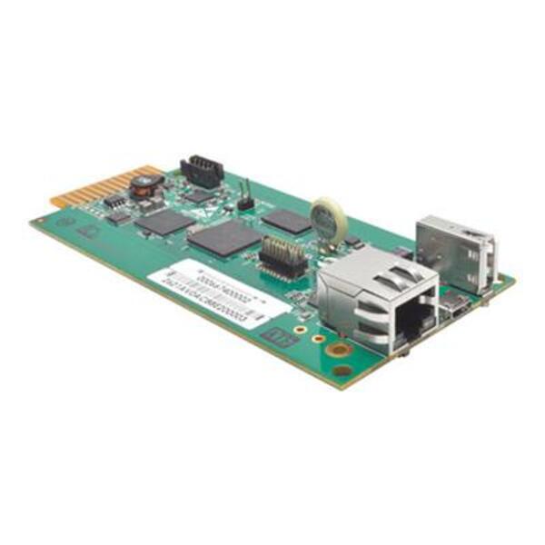A Tripp Lite UPS Web Management Accessory Card SNMP Remote Monitoring HTML5 on a white background.