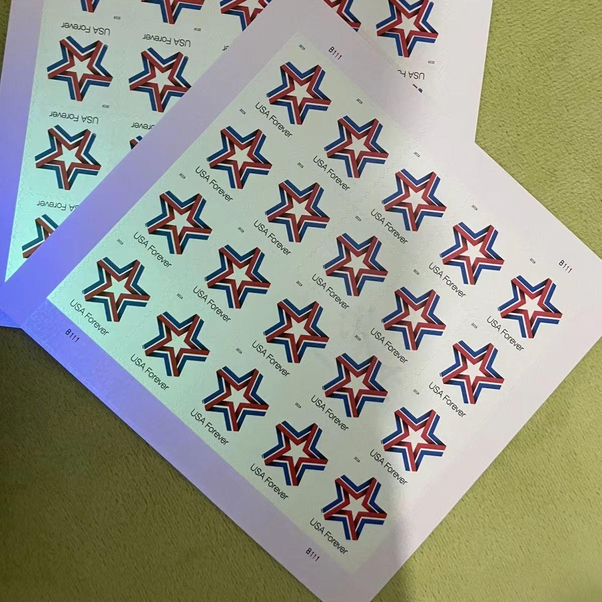 Star Ribbon 2019 - 5 Sheets / 100 Pcs