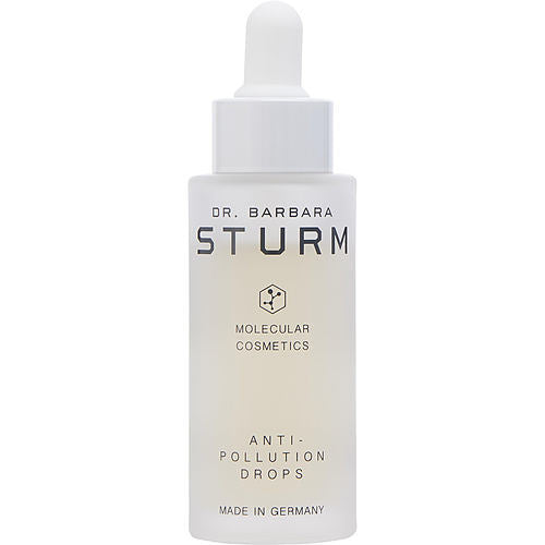 A 30ml bottle of Dr. Barbara Sturm by Dr. Barbara Sturm Anti-Pollution Drops --30ml/1oz with a dropper, labeled and displayed against a white background.
