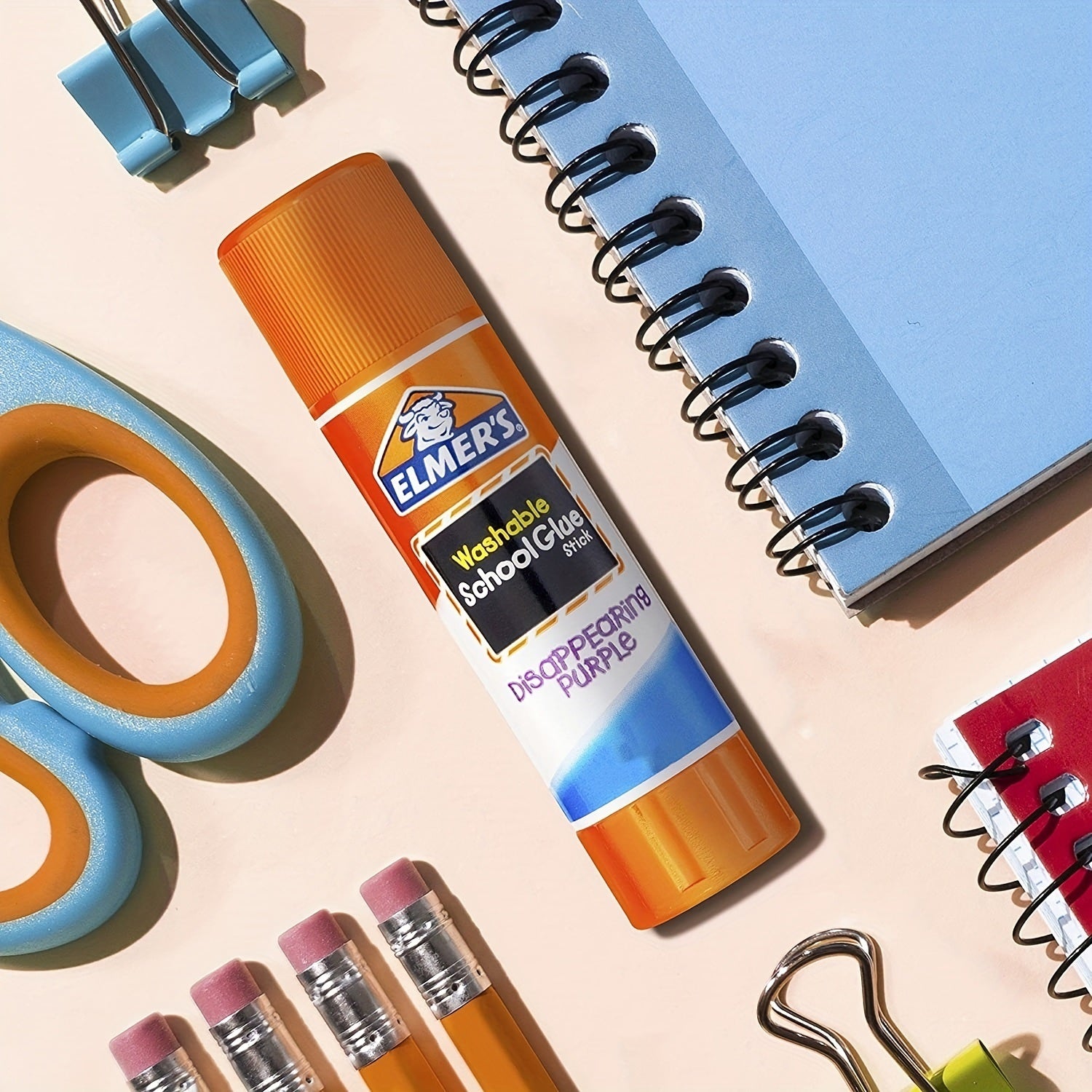 Primary School Glue Stick Washable Cow Head Glue Handmade Glue 8g Color Changing Glue Stick High Viscosity Solid Glue Strong Makeup To Cover Eyebrows