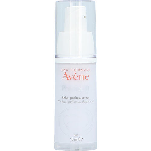 Sentence with Product Name: A bottle of Avene by Avene PhysioLift Eye Cream for Wrinkles, Puffiness, and Dark Circles --15ml/0.5oz, designed to reduce wrinkles, puffiness, and dark circles.
