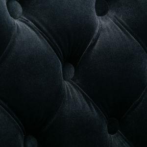 Two Swivel Velvet Barstools with Adjustable Seat Height from 25-33 Inch, Modern Upholstered Bar Stools with Backs Comfortable Tufted for Home Pub and Kitchen Island in black color.