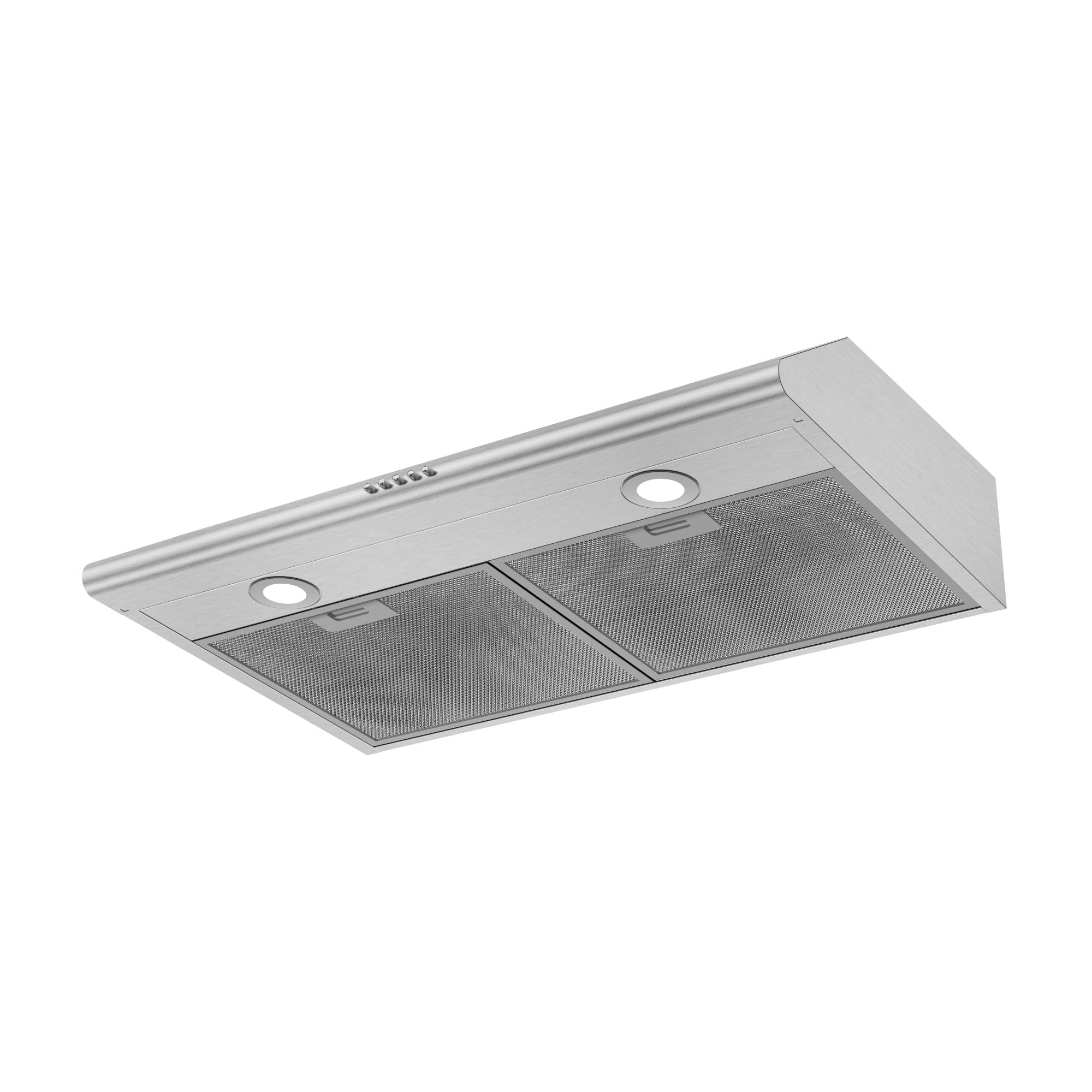 A 30 inch Under Cabinet Range Hood with Dual Motors on a white background.