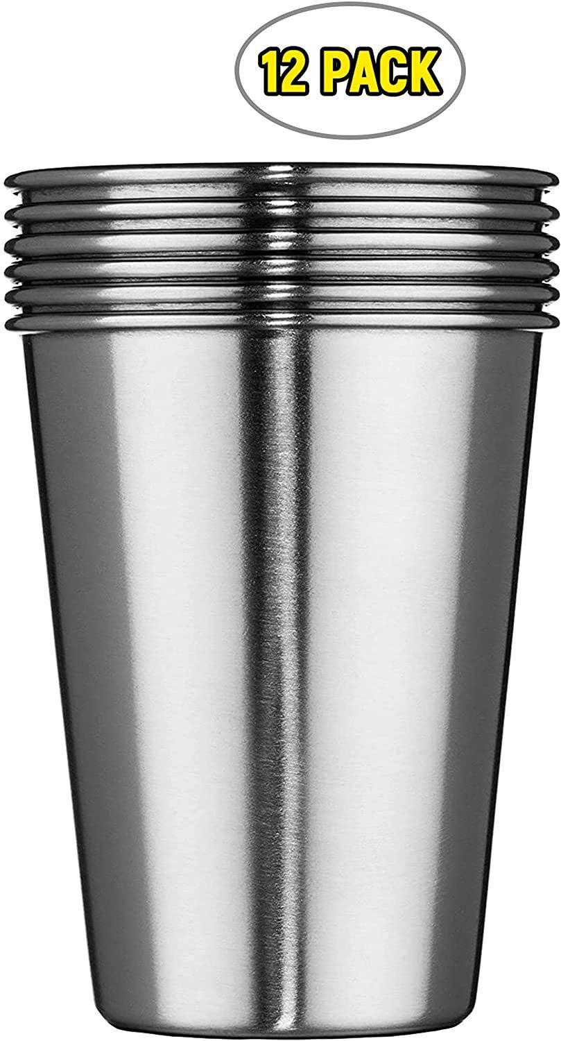 A Trash Bag Holder 18 x 14 x 37 Steel Waste Container Holder with unbreakable construction on a white background.