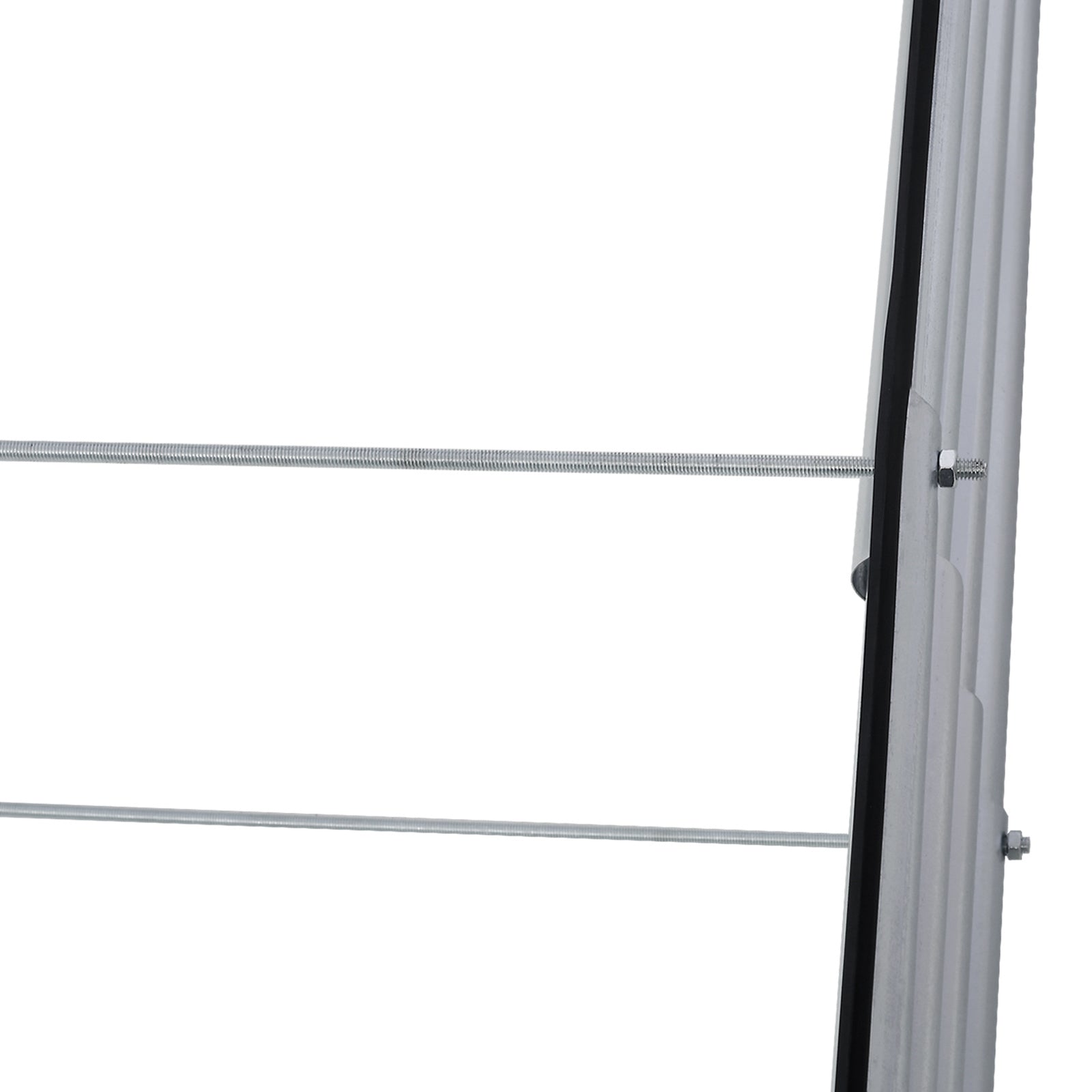 A Galvanized Raised Garden Bed Kit on a white background.