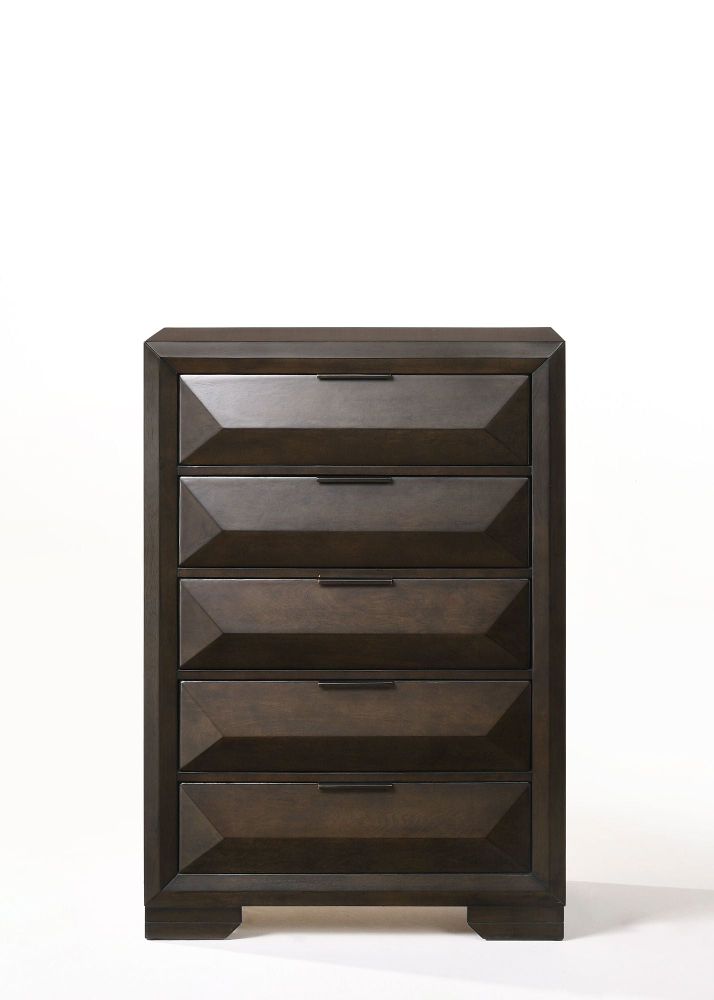 A Merveille Chest in Espresso YJ on a white background.