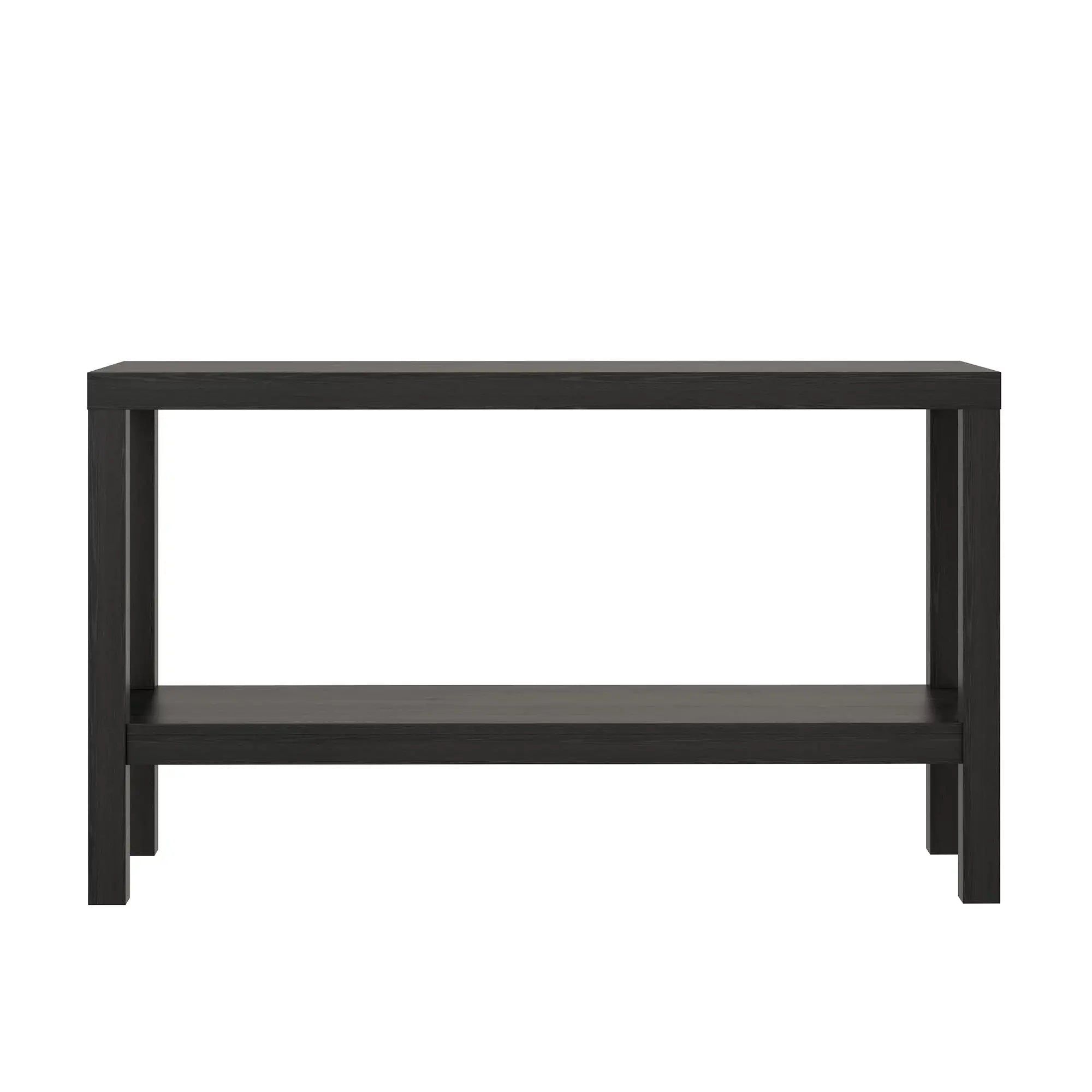 Parsons Console Table;  Multiple Colors Available - Black Oak