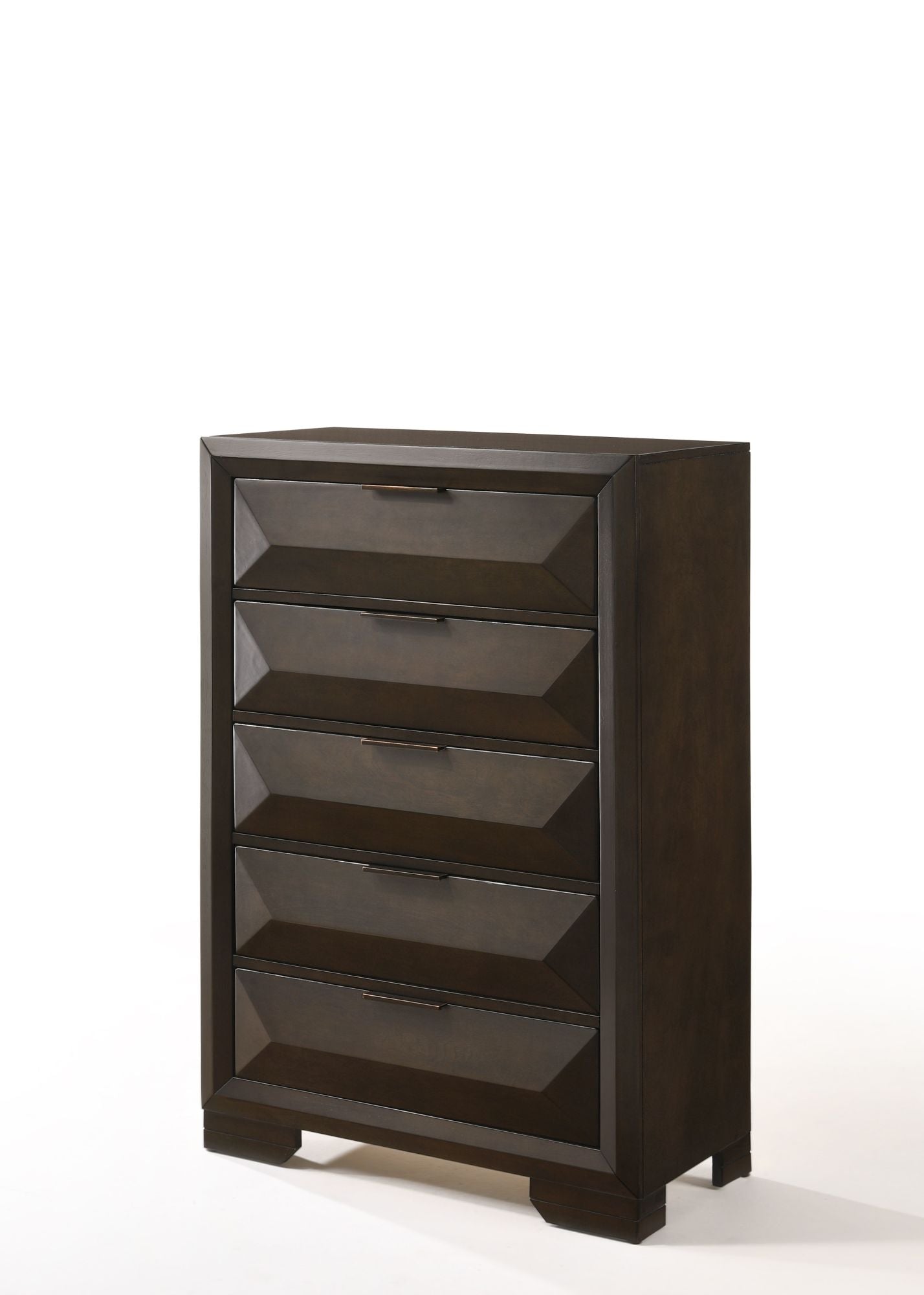A Merveille Chest in Espresso YJ on a white background.