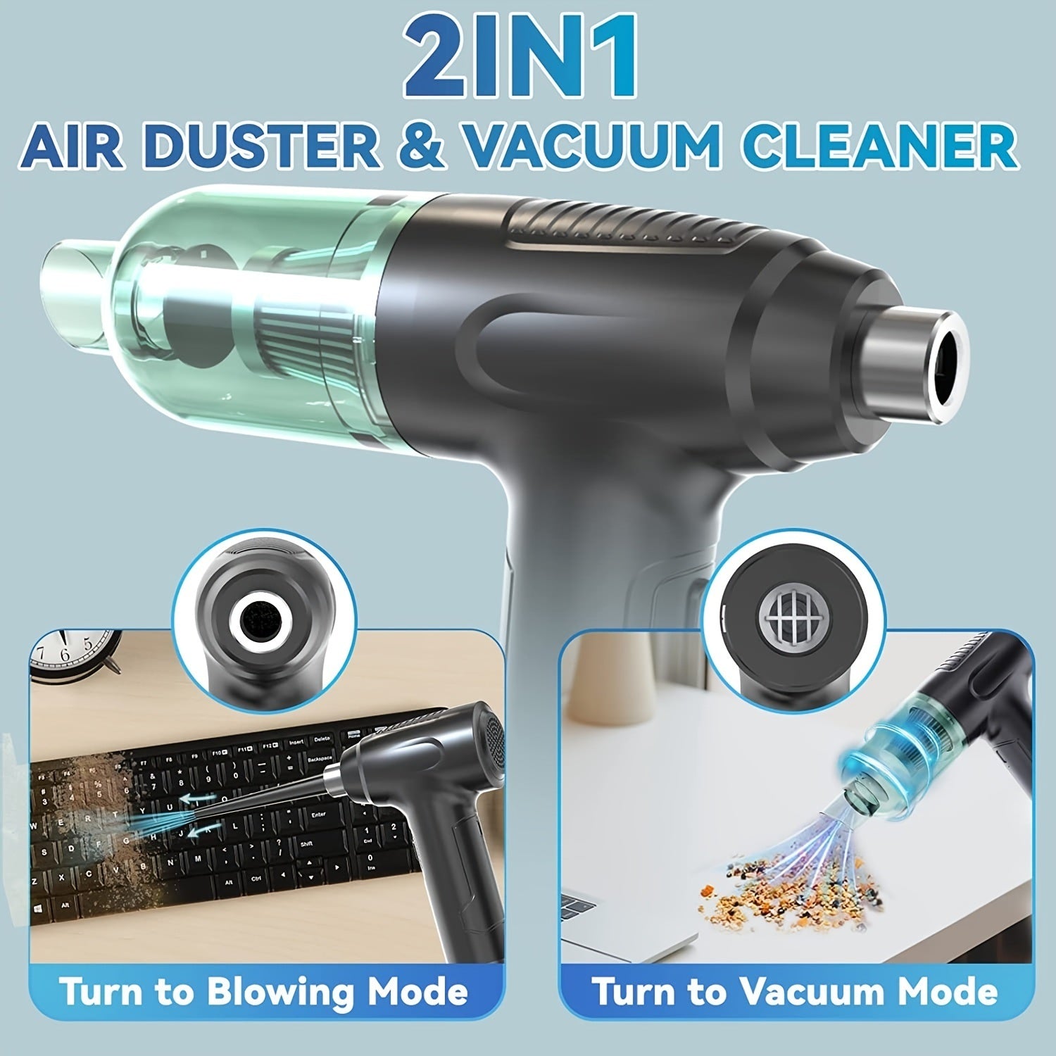 3 In 1 Cordless Vacuum Cleaner
