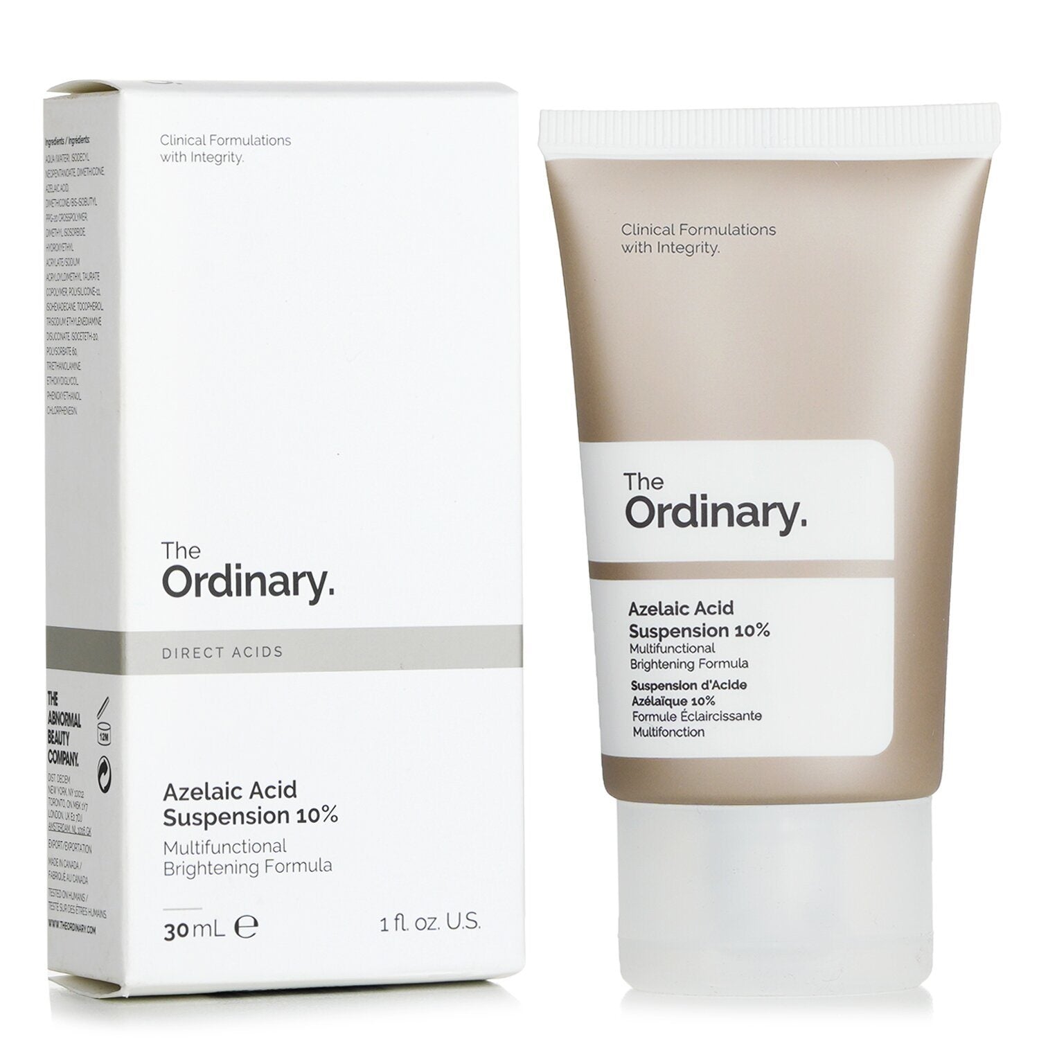 The Ordinary - Azelaic Acid Suspension 10% 190588 30ml/1oz is a brightening solution for uneven and blemish-prone skin.