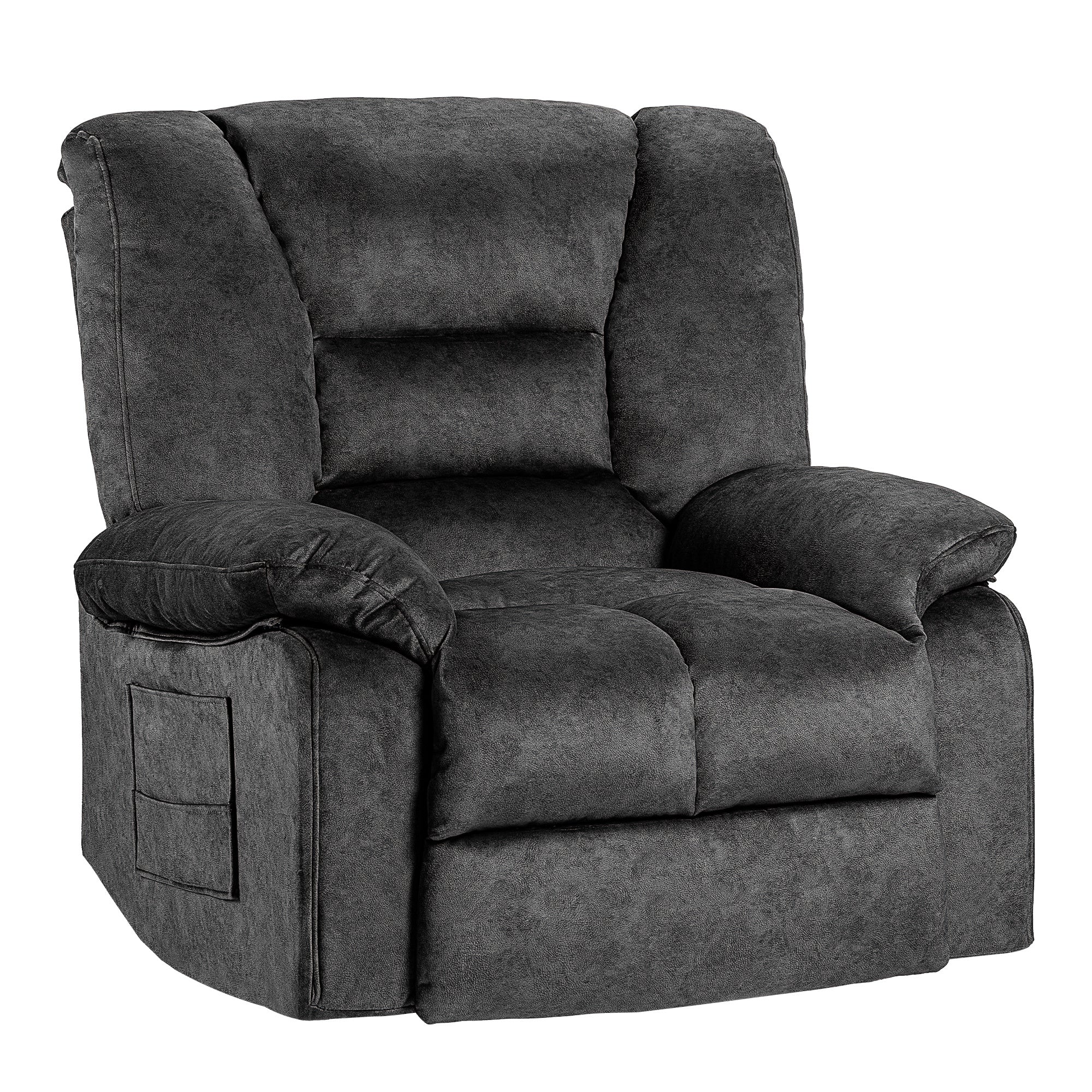 Oversized Recliner Chair Sofa with Massage and Heating.
