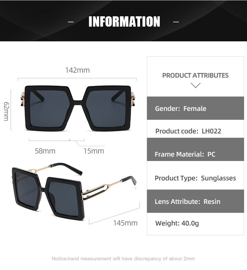 Hawksbill-patterned sunglasses Fashion Square Sunglasses Women Oversizzed Sunglass Vintage Sun Glass Men Hollow Out Brand Design Eyewear UV400 Gradient Shades with UV blocking brown lenses and intricate metal arms, displayed against a white background.