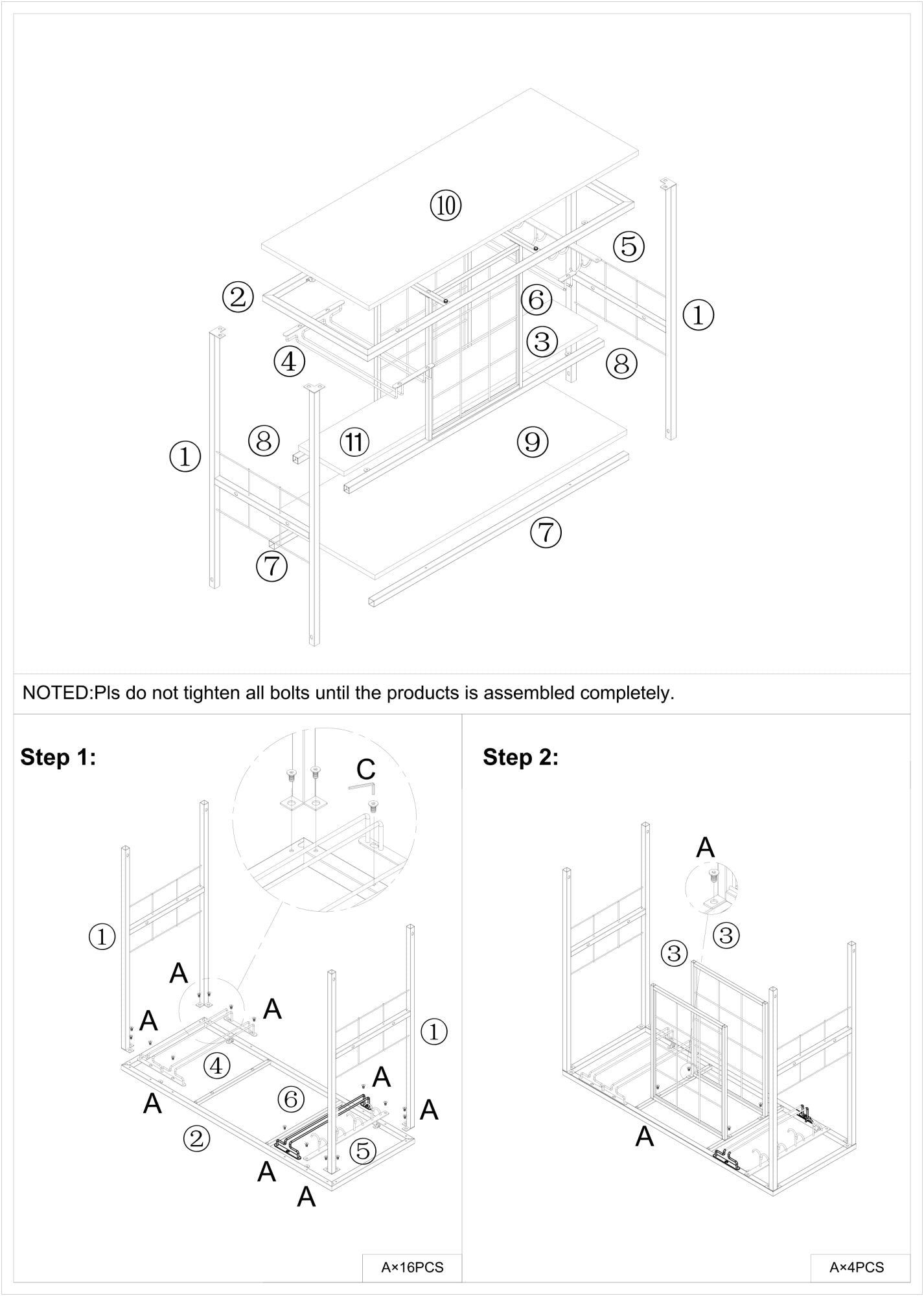 A sleek and contemporary Bar Serving Cart with Glass Holder and Wine Rack, 3-Tier Kitchen Trolley in a living room, featuring tempered glass for added durability and a stylish chrome-finished metal frame for easy access and storage.