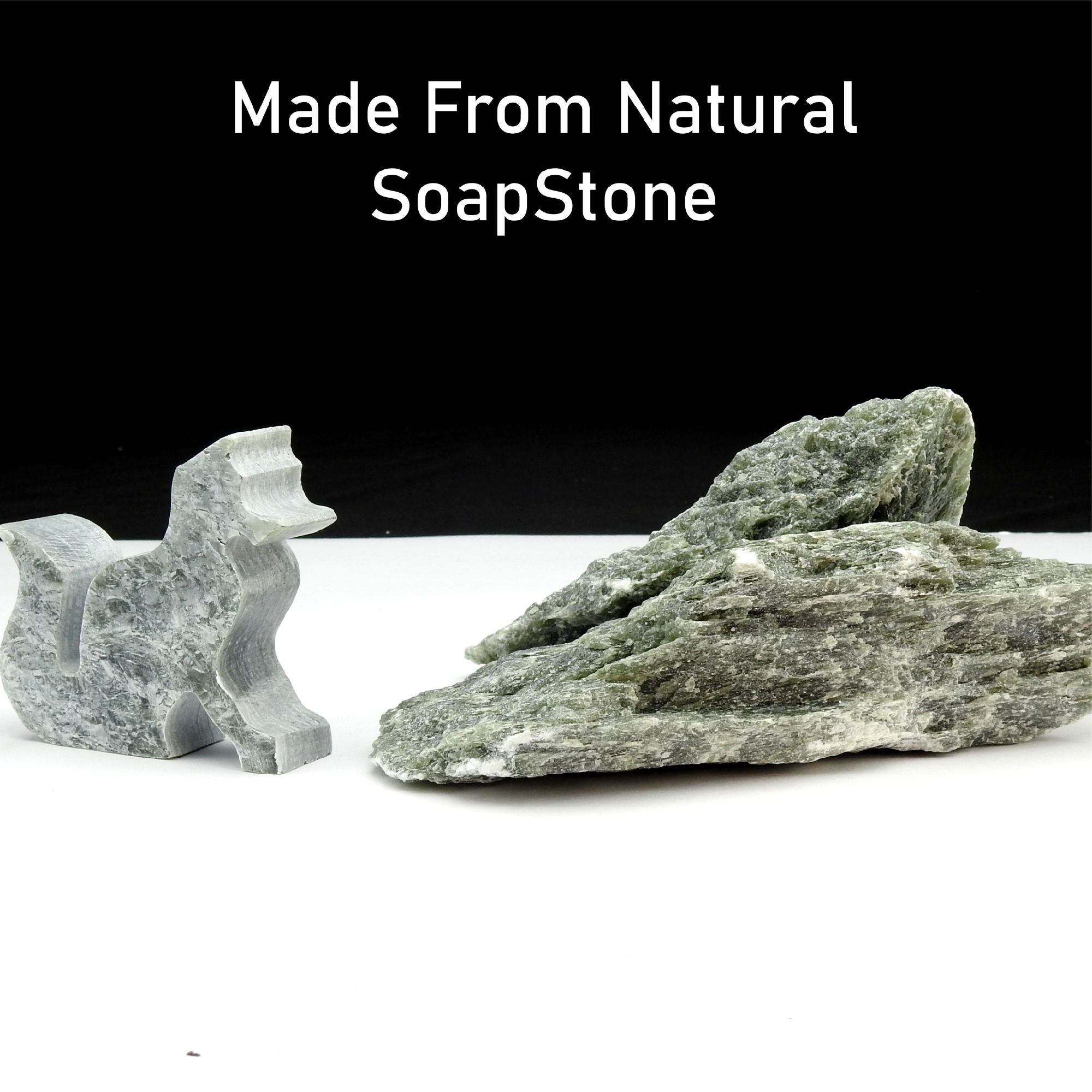 The Fox Soapstone Carving Kit: Safe and Fun DIY Craft for Kids and Adults has a picture of a man and a woman.