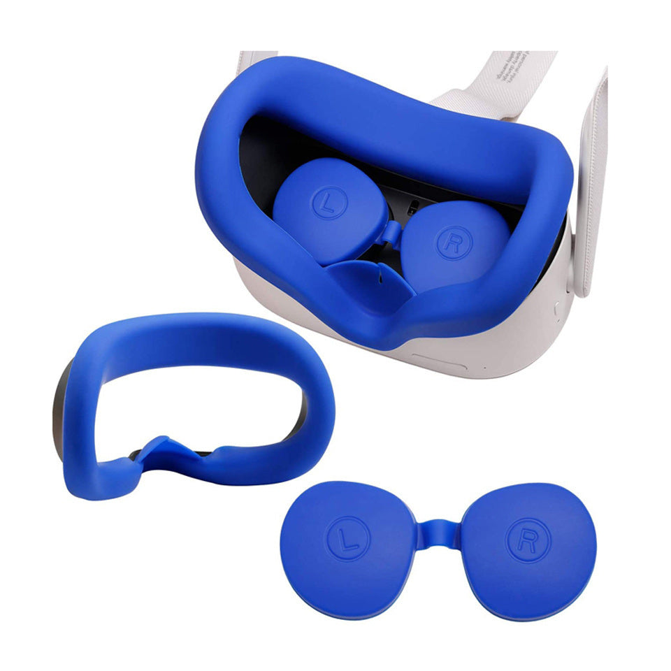Silicone Face Cover Eye Mask And Lens Cover For Oculus Quest 2 VR Accessories